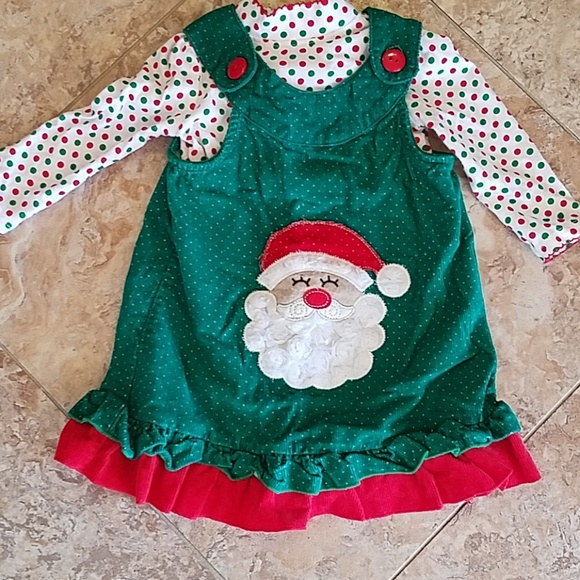 tiny baby christmas dress